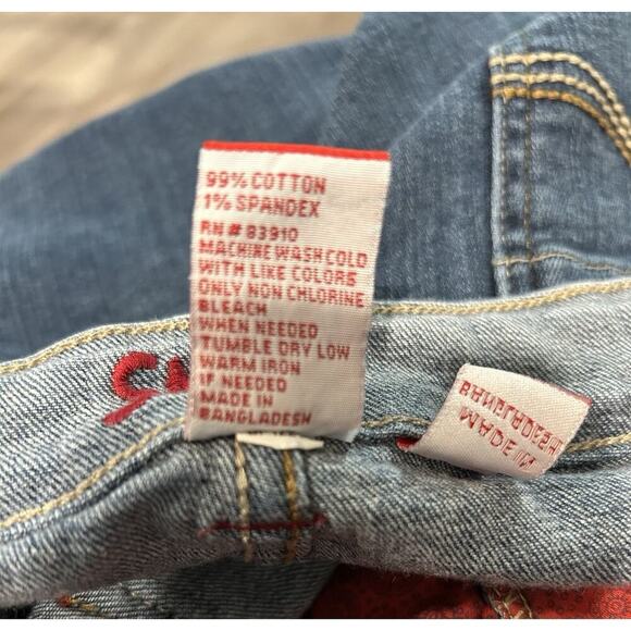 SMITH'S Dungarees Jeans Size 22W Bootcut Stretch Denim Western High Rise Cowgirl - Picture 8 of 8